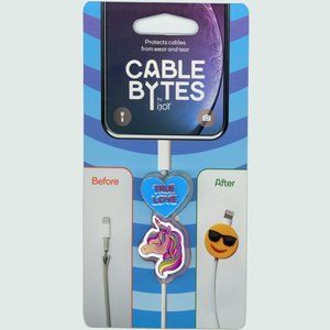 NEW Unicorn & Candy Heart Cable & Cord Protector - 2 Piece